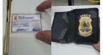 Homem que usava distintivo falso da Polícia Penal é preso em Goiânia